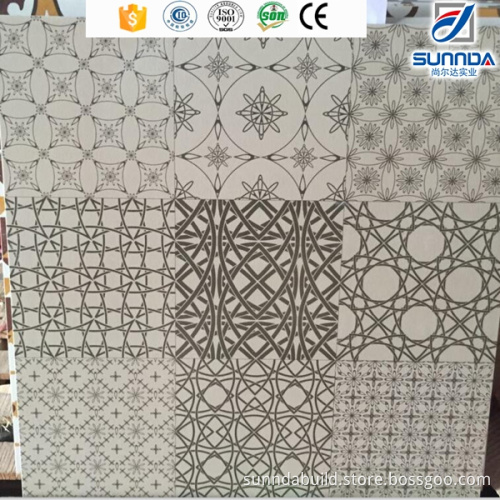 lowest price low water absorption top quality porcelana floor tiles with flower design